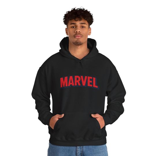Discover Marvel-Inspired Unisex Hooded Sweatshirt - Perfect for Superhero Fans, Gifts for Birthdays, Comic Con, Cozy Loungewear, Pop Culture Apparel