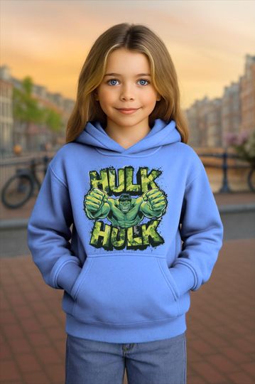 Youth Hoodie Marvel Avengers Hulk Hooded