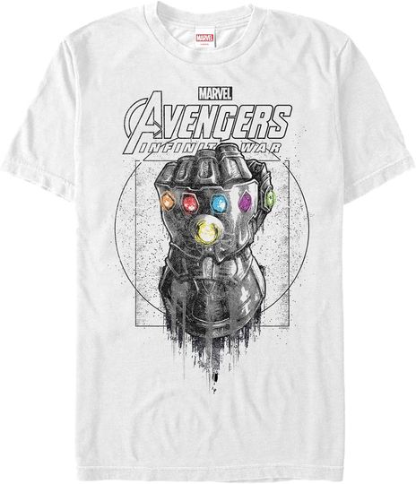 Discover Men's Marvel Avengers: Avengers: Infinity War Gauntlet Drip T-Shirt