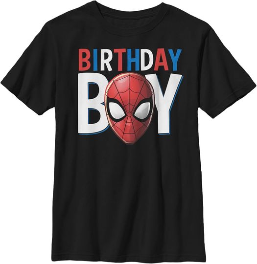 Discover Boy's Marvel Birthday Boy T-Shirt