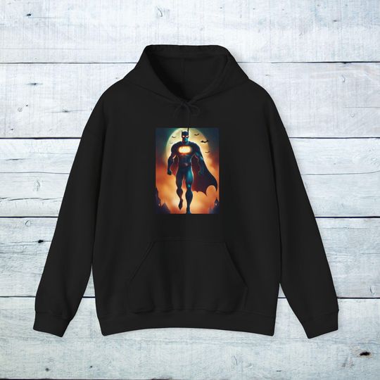Discover Halloween Superhero Hoodie: Unisex Heavy Blend Sweatshirt