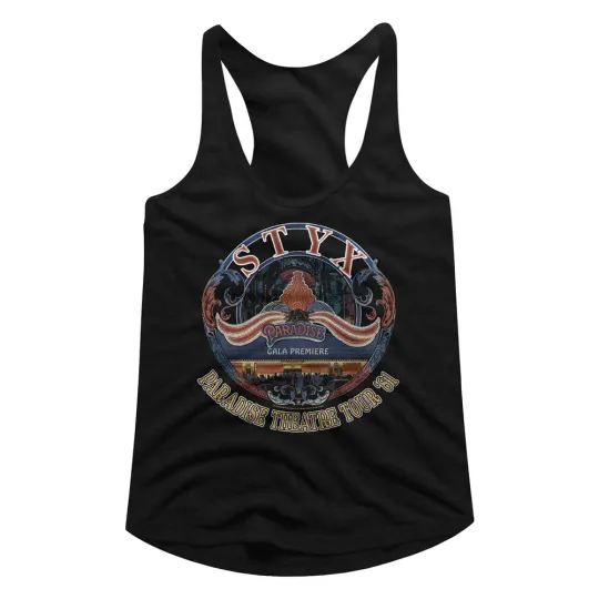 Discover Styxs Paradise Theatre Tour 81 Women's Tank Top Rock Music