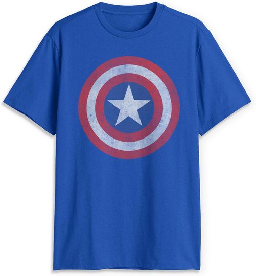 Discover Men's Marvel Captain America Classic Shield T-Shirt -