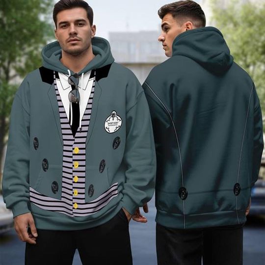 Haunted Mansion 3D Full Over Print Hoodie, Foolish Mortals Halloween Costume