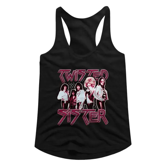 Discover Twisted Sister Group Photo Women's Tank Top T Shirt Heavy Metal Music