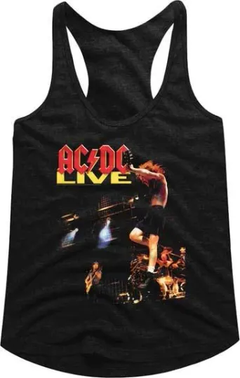 Discover AC-DC Live On Stage Women's Tank Top T Shirt Band Merch