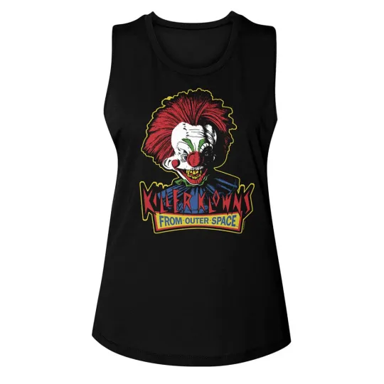 Killer Klowns From Outer Space Movie Rudy Women's Muscle Tank Top