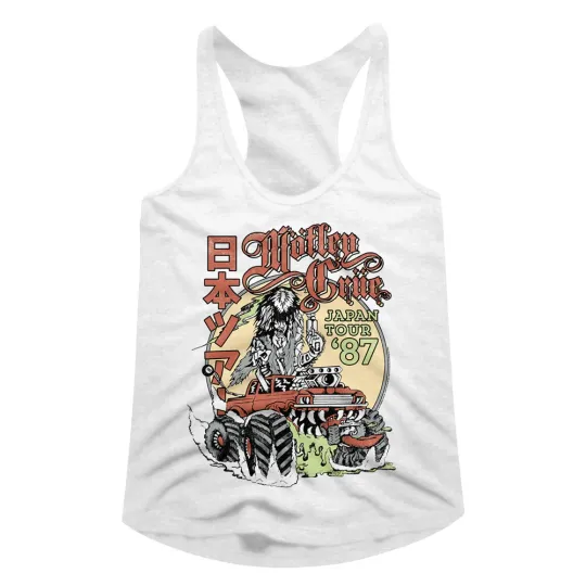 Discover Motley Crue Japan Tour 1987 Women's Tank Top T Shirt Heavy Metal
