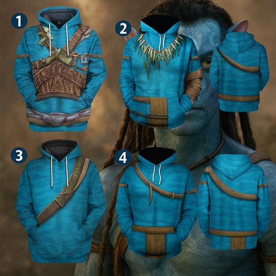 Discover Avatar Characters 3D Full Over Print Hoodie, Avatar Way Of Water, Avatar Fire And Ash, Avatar Cosplay, Avatar Pandora, Halloween Costume