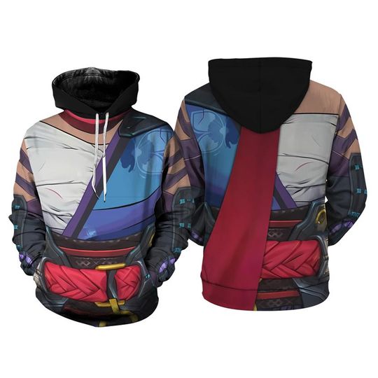 Psylocke MCU Rivals 3D Full Over Print Hoodie, Superhero Cosplay, Halloween Costume