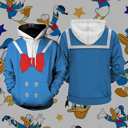 Disneyland Donald And Daisy Duck 3D Full Over Print Hoodie