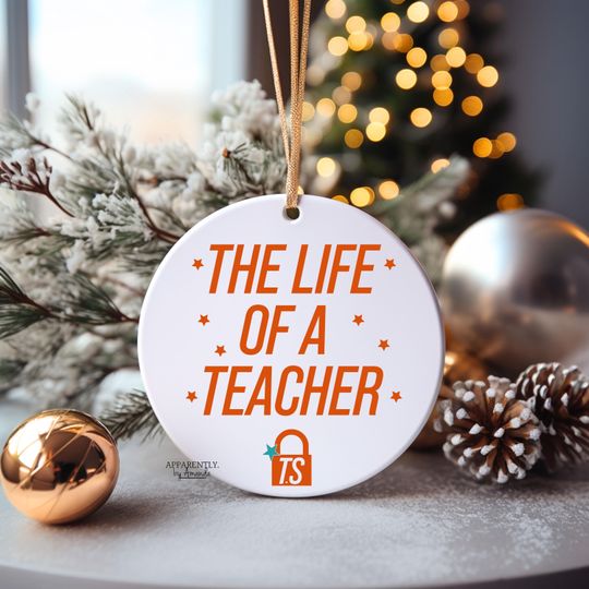 Discover The Life of a Teacher | Showgirl Christmas Ornament
