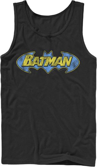Men's Batman Logo Retro Wing Tank Top