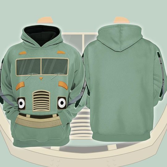 Trash Truck 3D Full Over Print Hoodie, Trash Truck Cosplay Hoodie