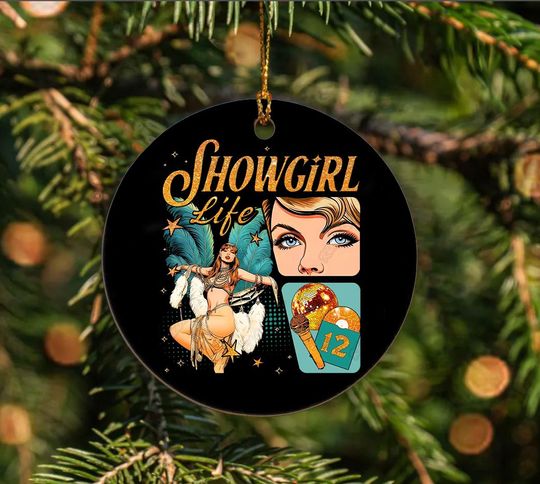 Discover Showgirl Life Ceramic Ornament: In My Girl Era Christmas Gift