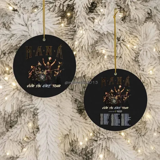 Discover Mana Band Tour 2025 Ornament, Rock Music Fan Gift, Christmas Gift