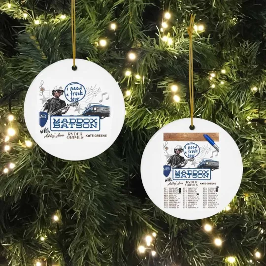 Discover Maddox Batson Tour 2025 Ornament – Concert Souvenir Holiday Keepsake Gift