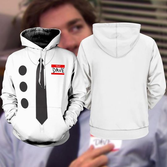 Discover The Office Jim Halpert 3D Full Over Print Hoodie, Jim Halpert Costume