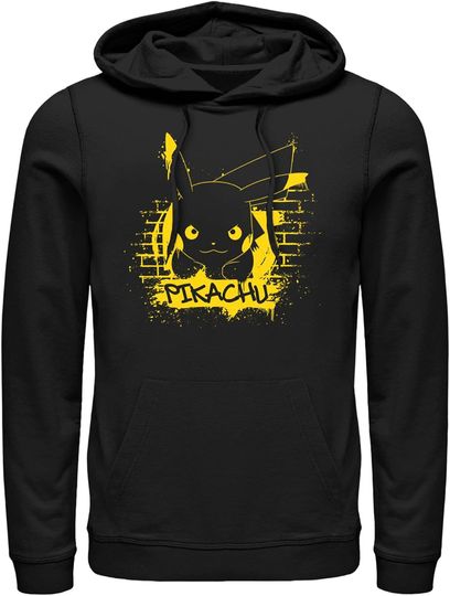 Discover Fifth Sun Men's PKM Pika Mural Pull Over Hoodie