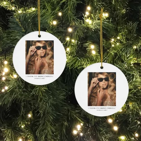 Discover Mariah Carey Christmas Time Las Vegas 2025 Ornament, Park MGM Concert Keepsake