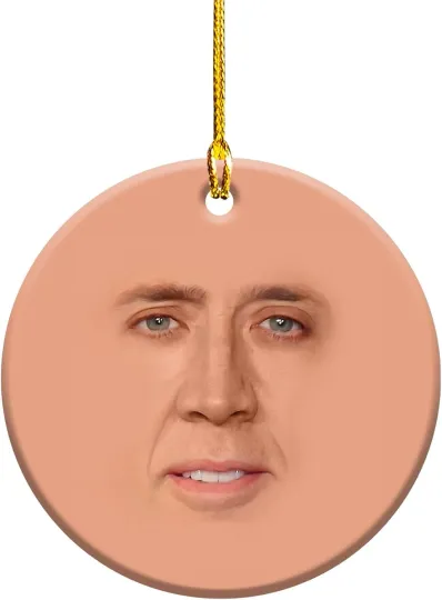 Discover Funny Christmas Ceramic Ornament, Holiday Tree Decoration, Xmas Gift