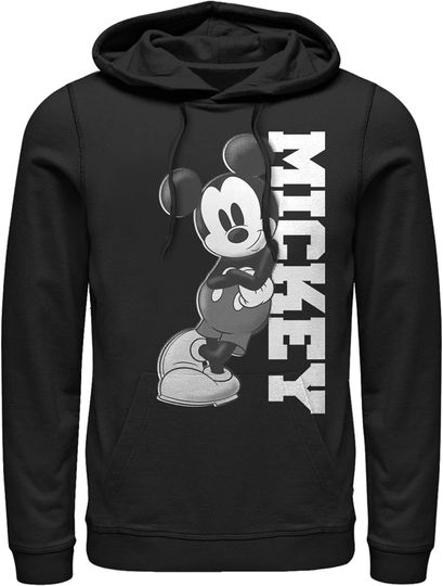 Discover Fifth Sun Men's Mickey & Friends Retro Leaning Pull Over Hoodie