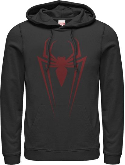 Men's Marvel Spider-Man Icon Badge Pull Over Hoodie