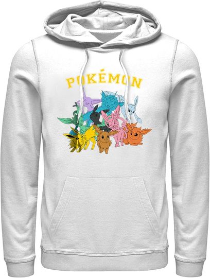 Discover Fifth Sun Men's PKM Eeveelutions Pull Over Hoodie