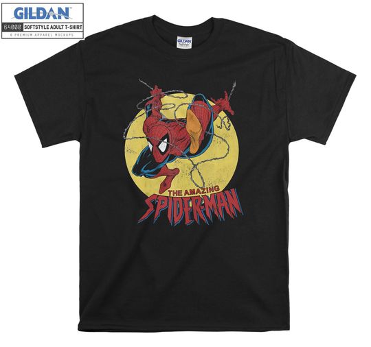 Discover Marvel The Amazing Spider-Man Vintage T-shirt Hoody Child Tote Bag Tshirt S-M-L-XL-XXL-3XL-4XL-5XL Gildan Oversized Men Women Unisex 7063
