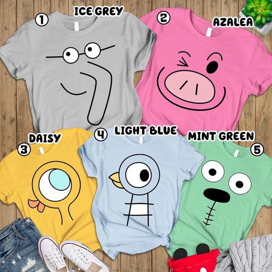 Discover Elephant And Piggie Halloween Costume Shirt, Childrens Book Characters Shirt