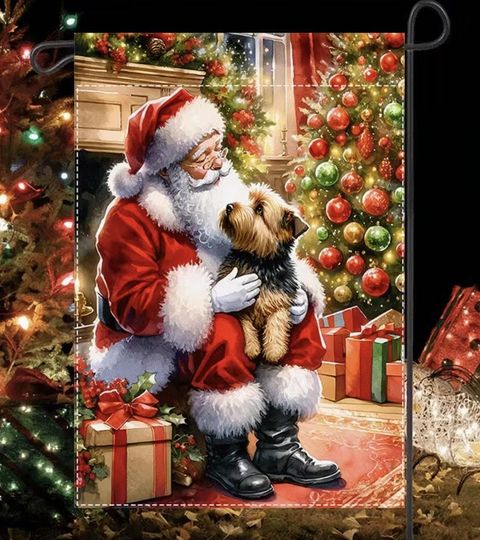 Discover Yorkshire Terrier Garden Flag, Dog & Christmas Flags