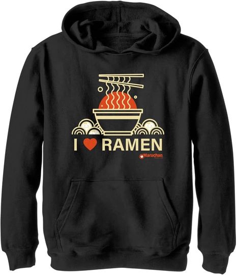 Fifth Sun Kids' Maruchan Heart Ramen 4eva Youth Pullover Hoodie