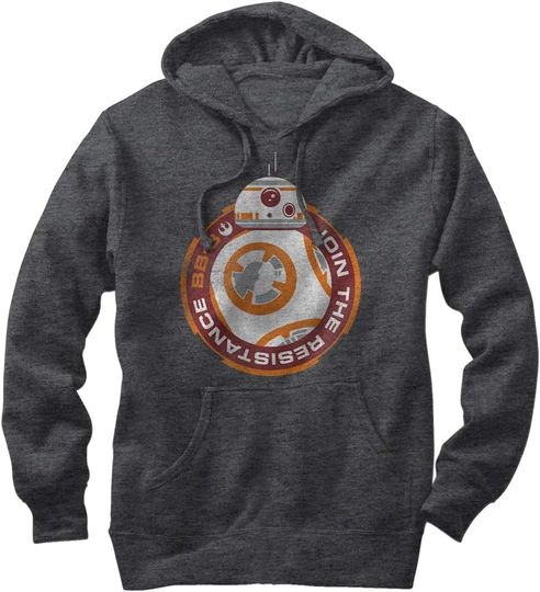 Discover Men's Star Wars The Force Awakens BB-8 Join the Resistance Pull Over Hoodie