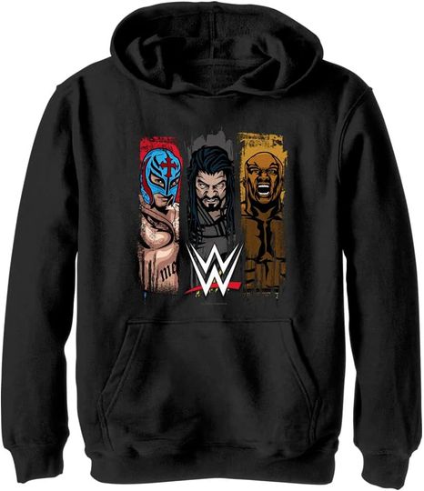Discover Fifth Sun Kids Wrestling Entertainment Brush Fill Youth Pullover Hoodie