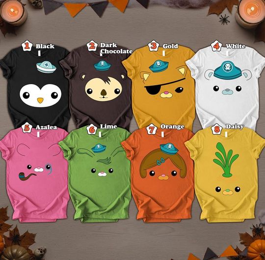 Discover The Octonauts Halloween Costume Shirt, Octonauts Halloween Matching, Family Halloween Group, Halloween Party, Octonauts Birthday Party Shirt