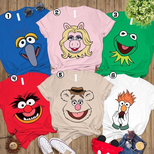 Disneyland Muppets Show Big Face Costume Halloween Shirt, The Muppets Character