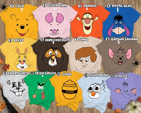 Winnie The Pooh Halloween Costume Shirt, Pooh Tigger Costume