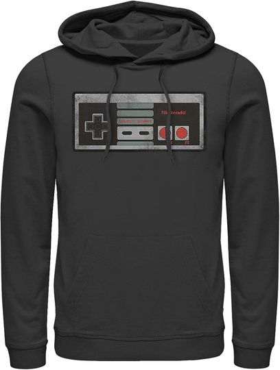 Discover Fifth Sun Men's Nintendo Classic NES Controller Pull Over Hoodie