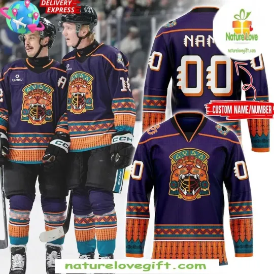 Discover Personalized SJ Barracuda Tigres Del Mar 2025 Special Edition Hockey Shirt Men's