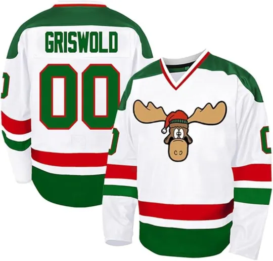 Discover Griswold Christmas Vacation Men's Ice Hockey Shirt White - Print - Fan Apparel