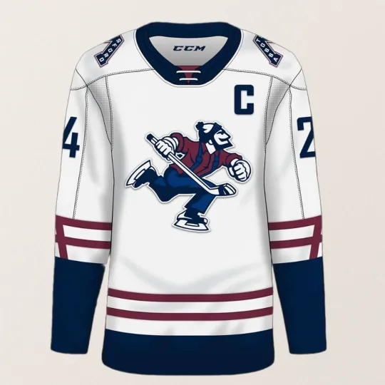 Discover Personalized Abbotsford Lumberjacks 2025 Lace Hockey Shirt All Printed Unisex