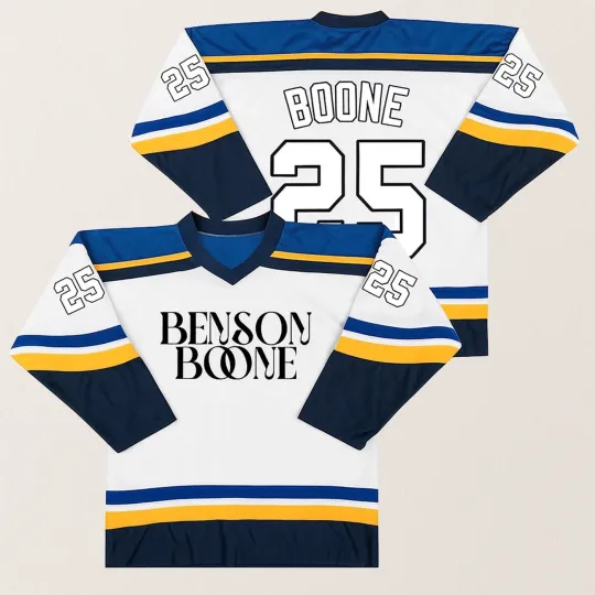 Discover Personalized Benson Boone Logo American Heart World Tour 2025 Hockey Shirt