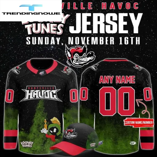 Discover Personalized Huntsville Havoc Looney Tunes 2025 Hockey Shirt Hockey Fan Gear