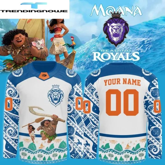 Discover Personalized Reading Royals Moana And Maui 2025 Hockey Shirt Unisex Fan Gear