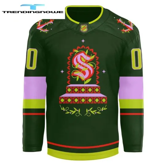 Discover Personalized Seattle Kraken Hispanic Heritage Night 2025 Hockey Shirt
