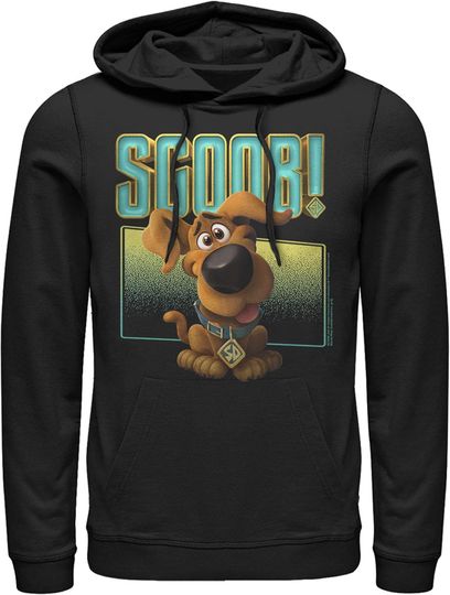 Fifth Sun Men's Scooby Doo Puppy Frame Pull Over Hoodie