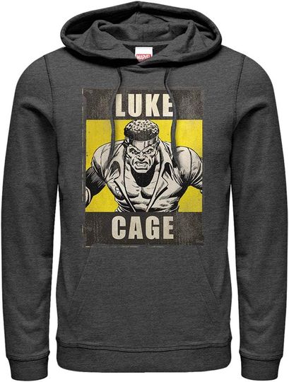 Marvel Men's Heroes for Hire Luke Cage Pull Over Hoodie
