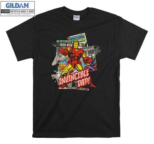 Discover Marvel Iron Man Invincible Dad T-shirt