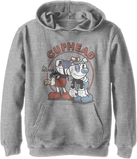 Fifth Sun Kids' Cuphead Bros Youth Pullover Hoodie