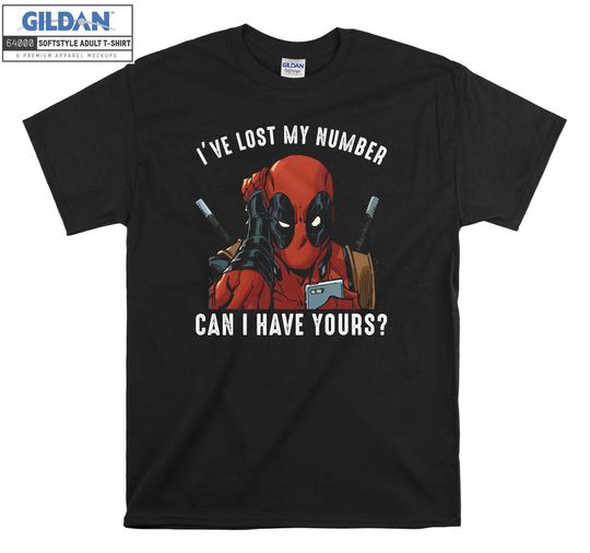 Discover Marvel Deadpool I've Lost My Number T-shirt